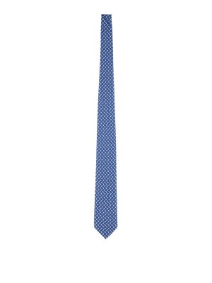 FERRAGAMO: ties & bow ties - Doggie Print Tie