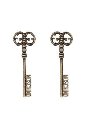 MOSCHINO: Earrings - Logo Earrings