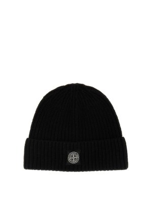 STONE ISLAND: Chapeaux - Chapeau - Noir
