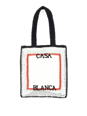 CASABLANCA: totes bags - Crochet Bag