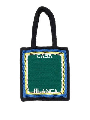 CASABLANCA: totes bags - Crochet Bag