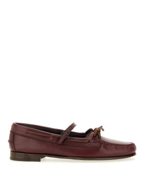 HEREU: Loafers & Slippers - Moccasin Mary Jane Lorea Supple Shiny