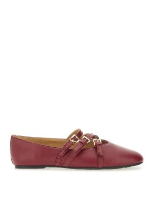Michael Michael Kors: flat shoes - Indy Flex Leather Ballerina