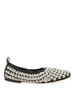 TORY BURCH: flat shoes - Ballerina Silver