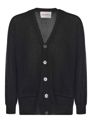 AMARANTO: Cardigans - Cardigan - Noir