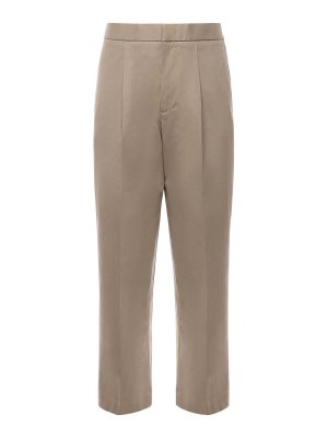 BONSAI: Tailored & Formal trousers - Cotton Trousers With Pleats