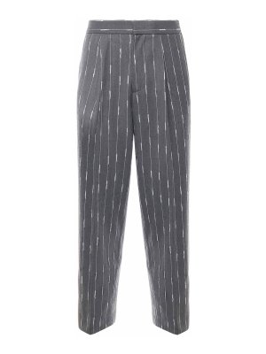 BONSAI: Tailored & Formal trousers - Pinstriped Trousers With Pleats