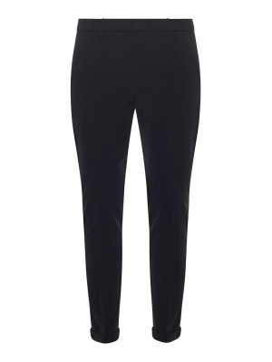 DONDUP: カジュアルトラウザー - カジュアルパンツ - 黒