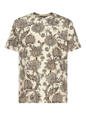 ETRO: t-shirt - T-shirt con stampa floreale