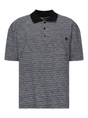 ETRO: polo shirts - Striped Cotton Polo Shirt