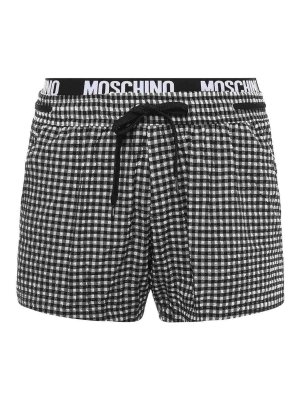 MOSCHINO: Shorts de bain - Short De Bain - Noir