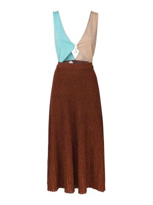 AKEP: abiti al ginocchio - Vestito  ritagliato con gonna fluida