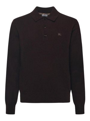 BURBERRY: polo shirts - Cashmere Blend Polo