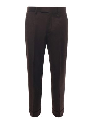 BURBERRY: Tailored & Formal trousers - Tailored Wool Trousers