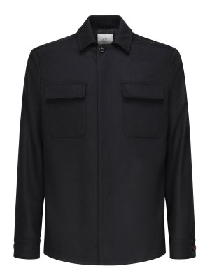 ELEVENTY: casual jackets - Wool Blend Overshirt