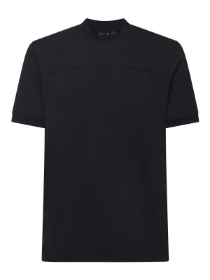 GIULIANO GALIANO: Tシャツ - Tシャツ - 黒