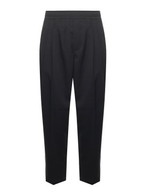 GIULIANO GALIANO: casual trousers - Niklas Trousers In Cool Wool