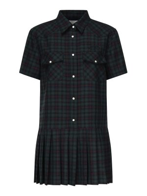 MIU MIU: short dresses - Short Wool Dress