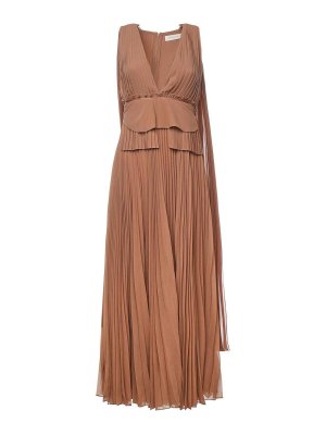 ZIMMERMANN: ニーレングススカート＆ミディ丈 - 膝丈/ミディスカート - ブラウン