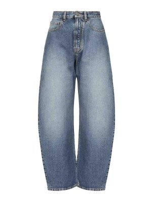 Alaïa: jeans dritti, a sigaretta - Jeans arrotondati