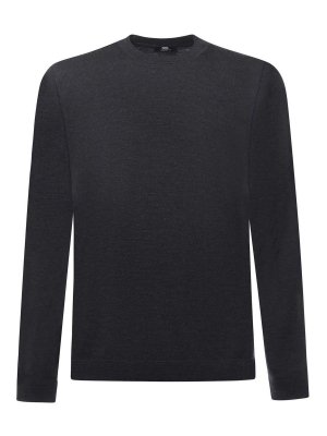 ALPHA STUDIO: Pull col rond - Pull Col Rond - Gris