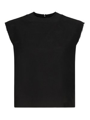 BALENCIAGA: Tops und Tank Tops - Top - Schwarz