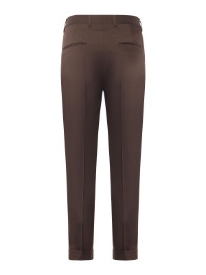 BEABLE: Tailored & Formal trousers - Tailored Wool-Blend Gabardine Trousers