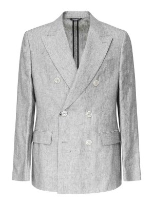 DOLCE & GABBANA: blazers - Sicilia Light Double-Breasted Jacket
