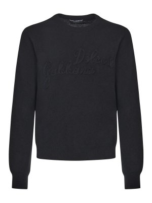 DOLCE & GABBANA: クルーネック - クルーネック - 黒