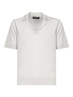 DOLCE & GABBANA: polo shirts - Silk Polo
