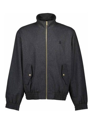 DRÔLE DE MONSIEUR: tracksuit bottoms - Flannel Tracksuit Jacket