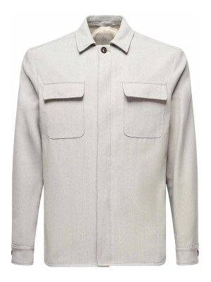 ELEVENTY: casual jackets - Wool Blend Overshirt