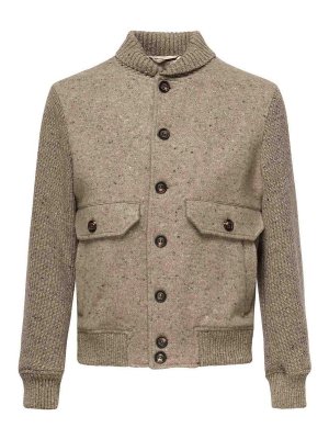 ELEVENTY: casual jackets - Wool Blend Jacket