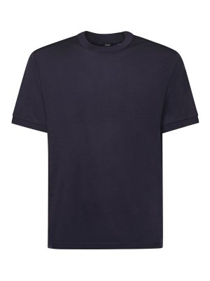 HERNO: T-shirts - T-Shirt - Bleu