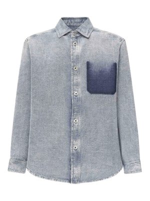 LOEWE: Camisas - Camisa - Azul