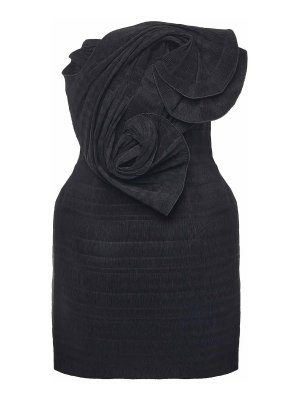 MAGDA BUTRYM: short dresses - Mini Dress With Floral Applique