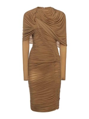 MAGDA BUTRYM: knee length dresses - Draped Midi Dress