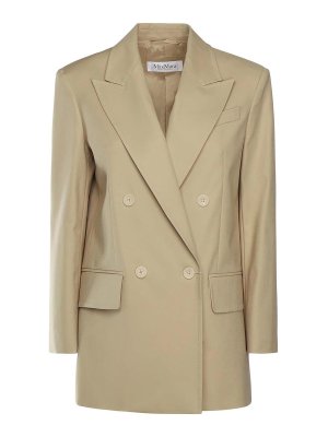 Max Mara: casual jackets - Olimpia Stretch Canvas Jacket