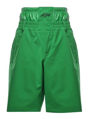 MONCLER: Trousers Shorts - Rocky Shorts With Logo Print