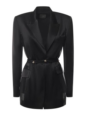 Pinko: giacche blazer - Blazer in raso lucido
