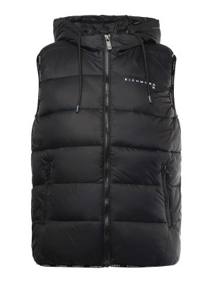 JOHN RICHMOND: ダウン・ハイテクジャケット - ダウンジャケット - 黒