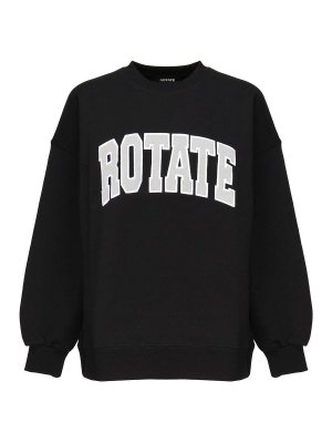 ROTATE Birger Christensen: Sweatshirts & Sweaters - Sweatshirt With Maxi Logo
