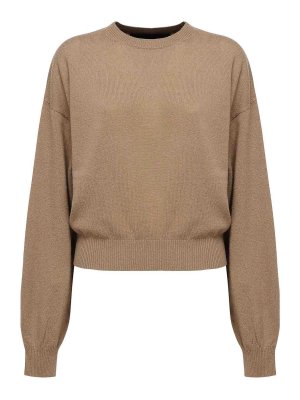 ROTATE Birger Christensen: crew necks - Sweater With Lettering Logo
