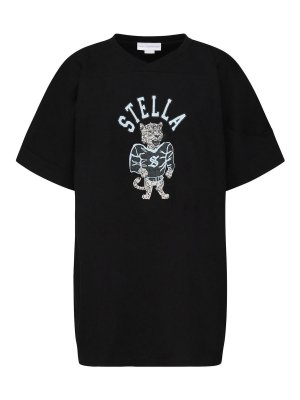 STELLA McCARTNEY: t-shirt - T-shirt universitaria stampata