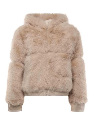 v°73: Abrigos de borreguito y piel  - Abrigo De Piel - Beis