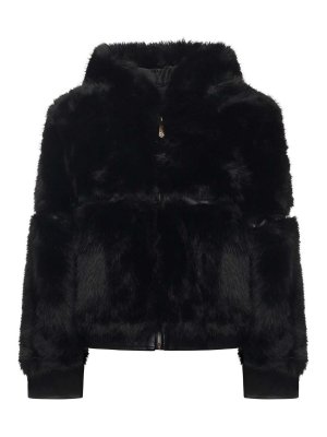 v°73: 毛皮＆シアリングコート - 毛皮/ムートンコート - 黒