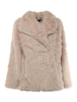 v°73: Abrigos de borreguito y piel  - Abrigo De Piel - Beis