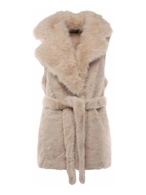 v°73: Abrigos de borreguito y piel  - Abrigo De Piel - Beis