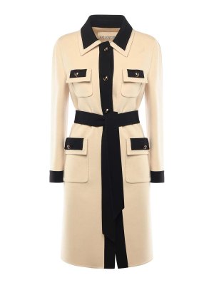 VALENTINO GARAVANI: knee length coats - Wool And Cashmere Coat