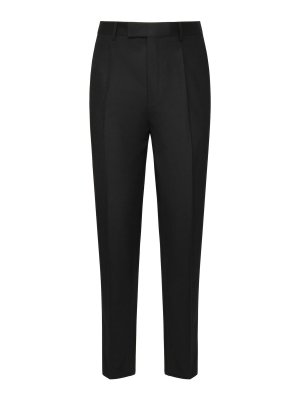 ZEGNA: Pantalons élégants - Pantalon Couturier - Noir